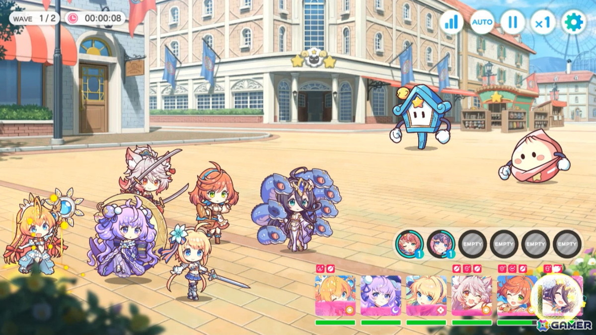 「テクロノス」オールスター感あふれるクロスヒロインRPGを先行プレイ！4つの刻が交差するストーリーに加えて、バトルやハウジングも堪能の画像