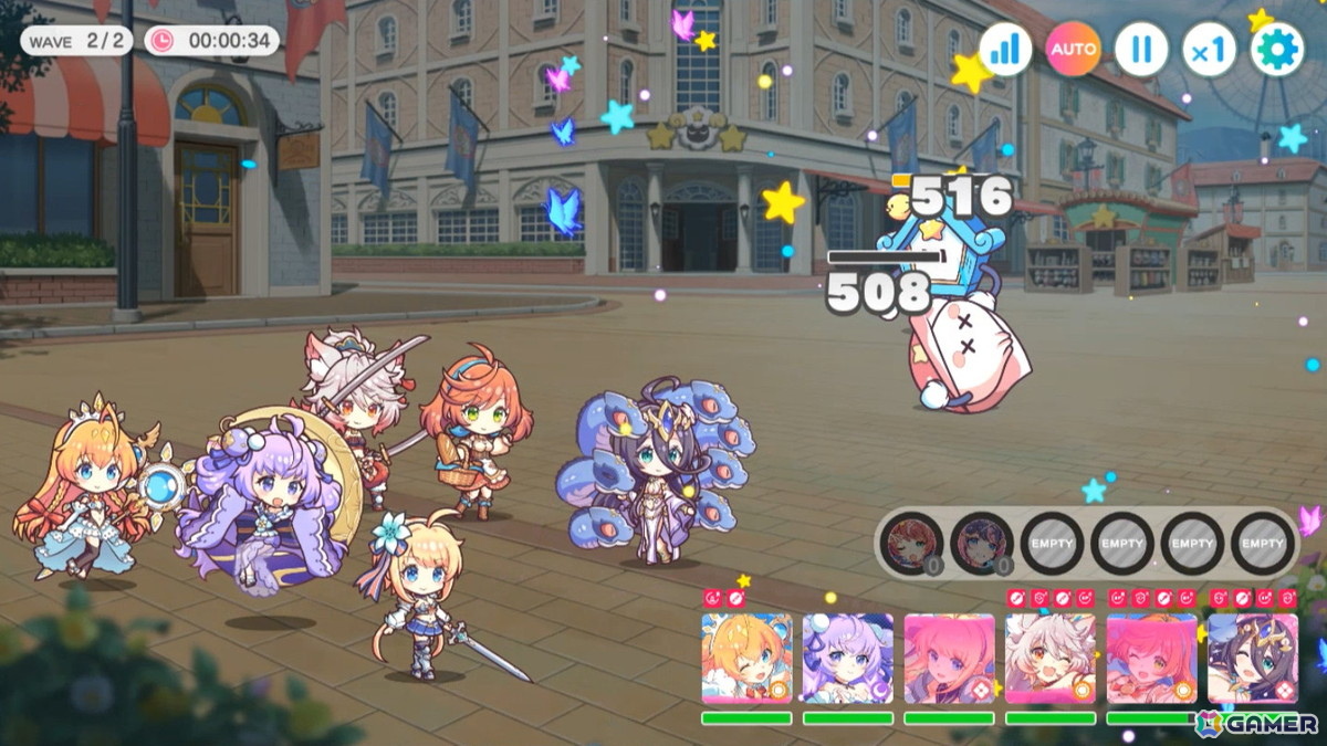 「テクロノス」オールスター感あふれるクロスヒロインRPGを先行プレイ！4つの刻が交差するストーリーに加えて、バトルやハウジングも堪能の画像