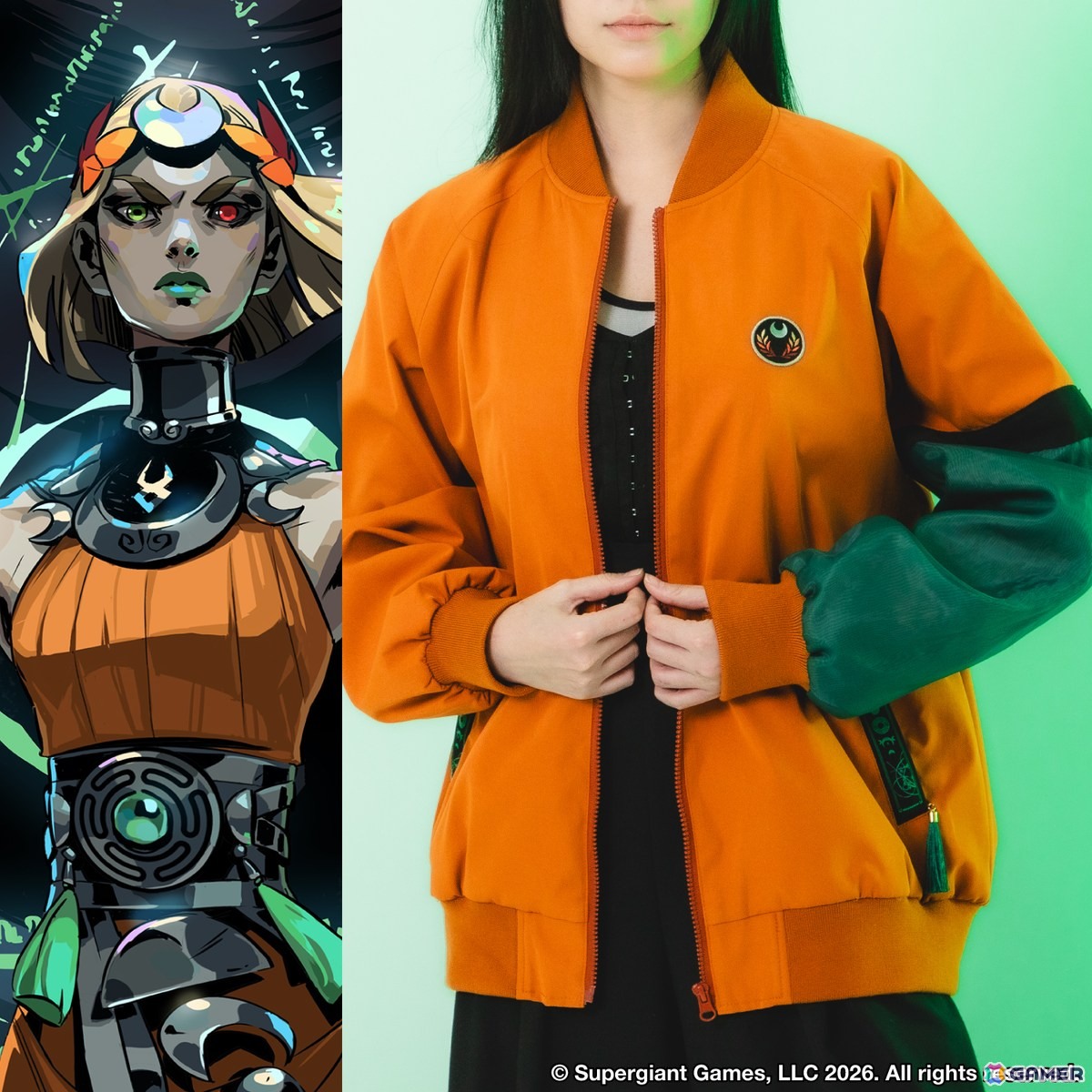 「Hades II」冥界の王女・メリノエを細部まで表現した腕時計、ブルゾン、ボディバッグが登場！の画像