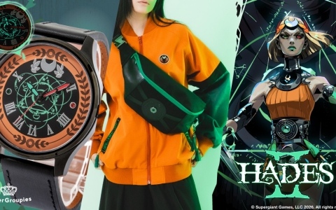 「Hades II」冥界の王女・メリノエを細部まで表現した腕時計、ブルゾン、ボディバッグが登場！