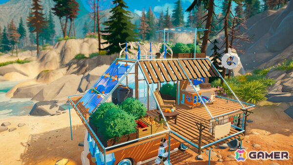 ゆるっとサバイバル「アウトバウンド」PS5/Switch 2/Switchパッケージ版が発売決定！キャンピングカーで自給自足の生活をしながら理想のマイホームを作ろうの画像
