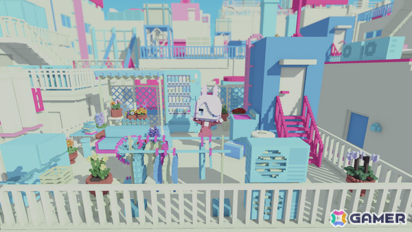 雑居ビルの屋上に自分だけの居場所を作っていくライフゲーム「YUME ROOF」がリリース！の画像