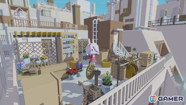 雑居ビルの屋上に自分だけの居場所を作っていくライフゲーム「YUME ROOF」がリリース！の画像