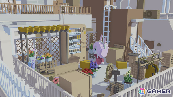 雑居ビルの屋上に自分だけの居場所を作っていくライフゲーム「YUME ROOF」がリリース！の画像