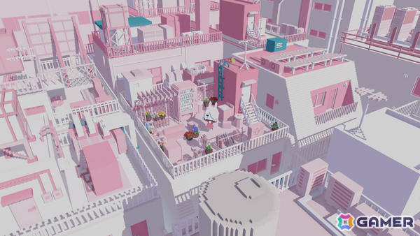 雑居ビルの屋上に自分だけの居場所を作っていくライフゲーム「YUME ROOF」がリリース！の画像