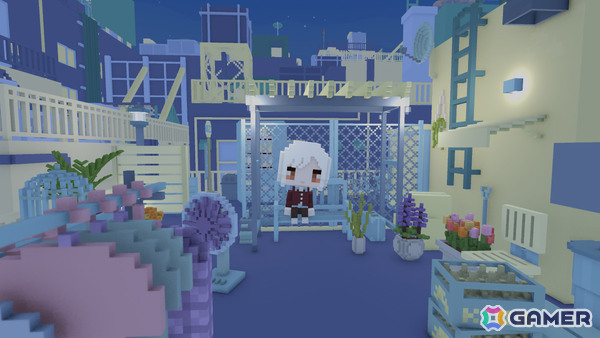 雑居ビルの屋上に自分だけの居場所を作っていくライフゲーム「YUME ROOF」がリリース！の画像