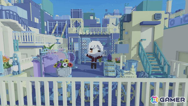 雑居ビルの屋上に自分だけの居場所を作っていくライフゲーム「YUME ROOF」がリリース！の画像