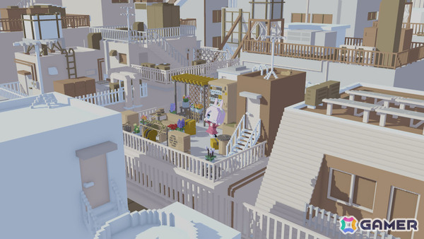 雑居ビルの屋上に自分だけの居場所を作っていくライフゲーム「YUME ROOF」がリリース！の画像
