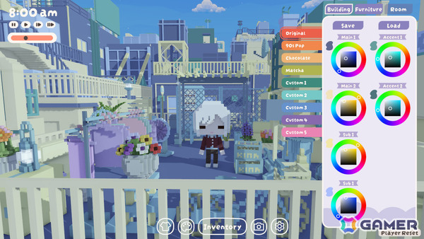 雑居ビルの屋上に自分だけの居場所を作っていくライフゲーム「YUME ROOF」がリリース！の画像
