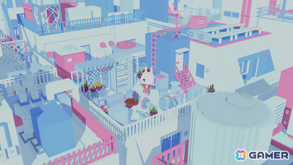 雑居ビルの屋上に自分だけの居場所を作っていくライフゲーム「YUME ROOF」がリリース！の画像