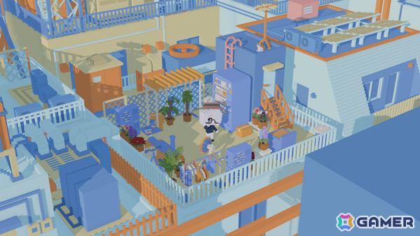 雑居ビルの屋上に自分だけの居場所を作っていくライフゲーム「YUME ROOF」がリリース！の画像
