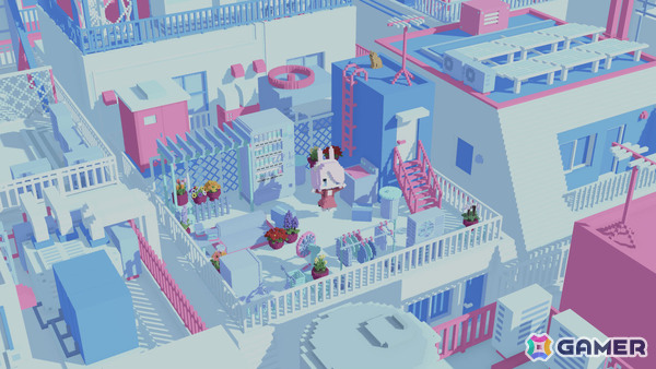 雑居ビルの屋上に自分だけの居場所を作っていくライフゲーム「YUME ROOF」がリリース！の画像