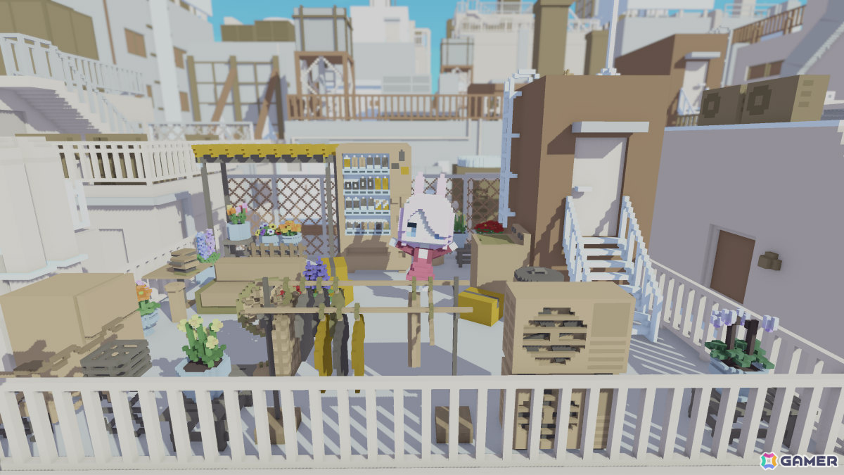 雑居ビルの屋上に自分だけの居場所を作っていくライフゲーム「YUME ROOF」がリリース！の画像11