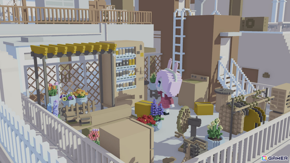 雑居ビルの屋上に自分だけの居場所を作っていくライフゲーム「YUME ROOF」がリリース！の画像13