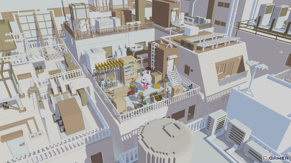 雑居ビルの屋上に自分だけの居場所を作っていくライフゲーム「YUME ROOF」がリリース！の画像19