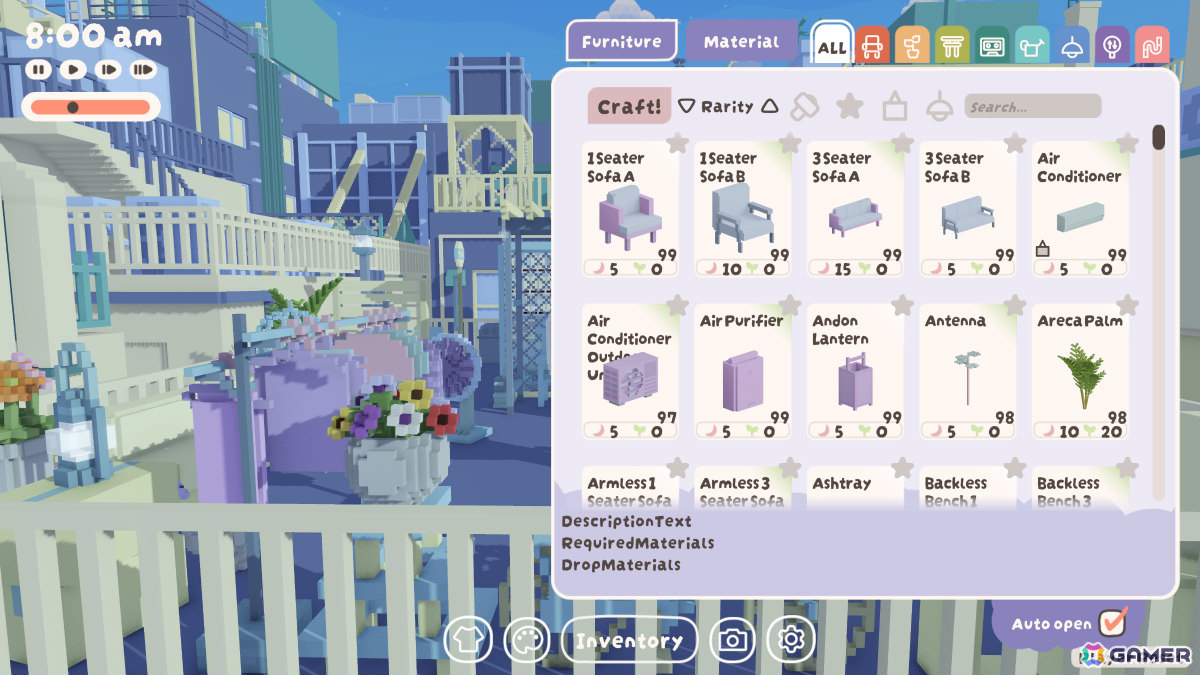 雑居ビルの屋上に自分だけの居場所を作っていくライフゲーム「YUME ROOF」がリリース！の画像31