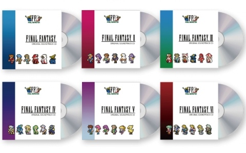 「ファイナルファンタジー ピクセルリマスター」シリーズのサントラCD6作品が発売！ブックレットには植松伸夫氏によるコメントを掲載