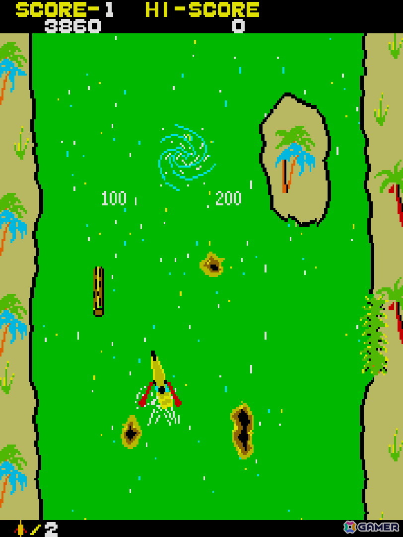 ワニや悪者が潜む川を突き進め！アクションゲーム「アドベンチャーカヌー」がアーケードアーカイブス/アーケードアーカイブス2として2月19日に配信の画像3