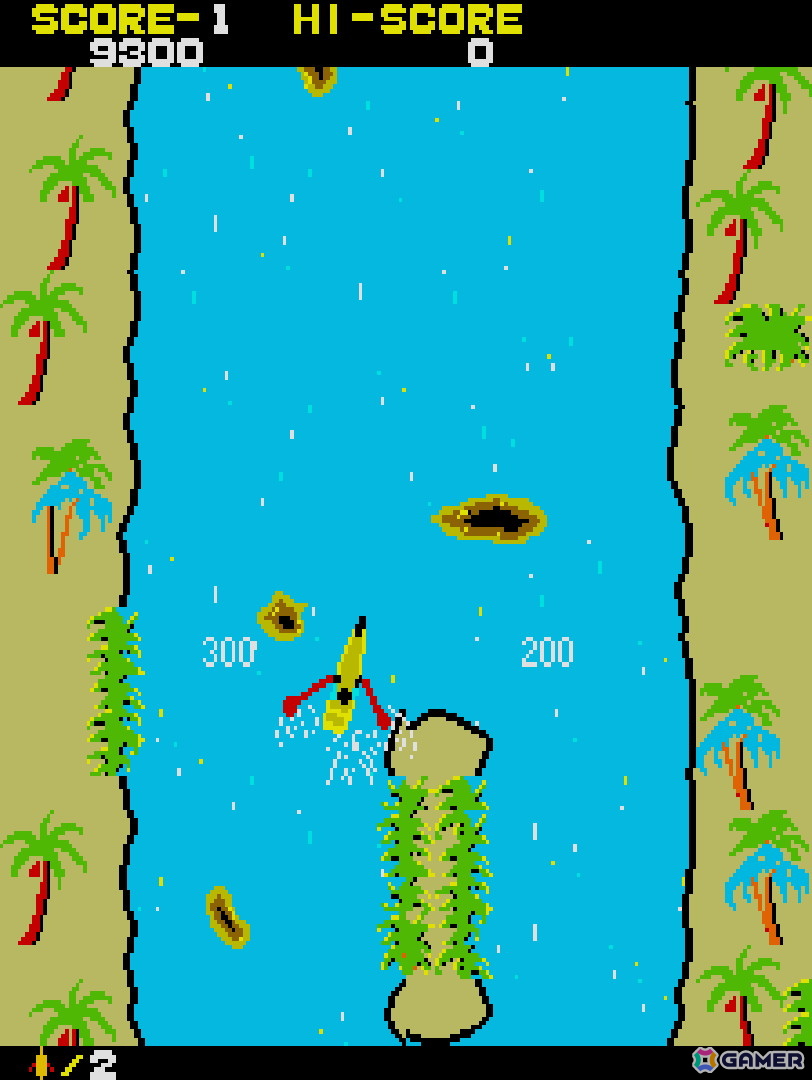 ワニや悪者が潜む川を突き進め！アクションゲーム「アドベンチャーカヌー」がアーケードアーカイブス/アーケードアーカイブス2として2月19日に配信の画像4