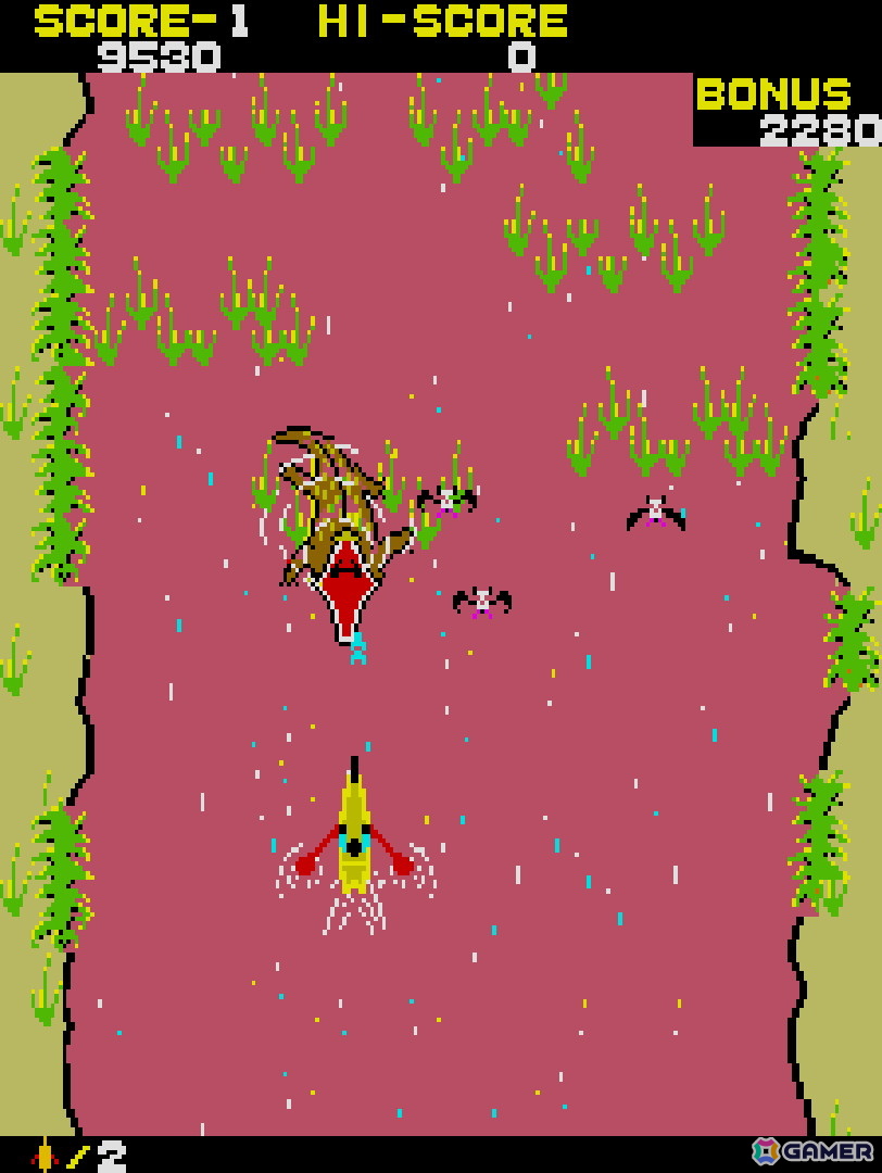 ワニや悪者が潜む川を突き進め！アクションゲーム「アドベンチャーカヌー」がアーケードアーカイブス/アーケードアーカイブス2として2月19日に配信の画像5