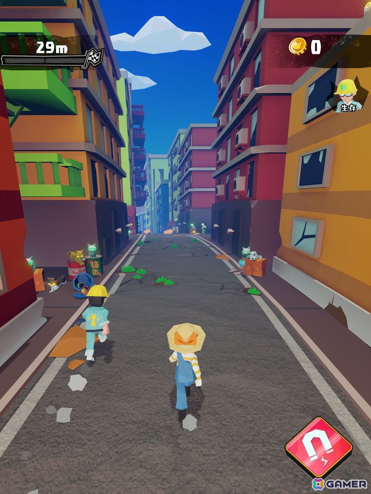 アニメ「ニャイト・オブ・ザ・リビングキャット」の世界が舞台のランゲーム「ニャイト・ランニャーズ」がスマホ向けに配信！の画像