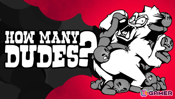 “野郎”軍団を編成してバカバカしい敵とのバトルを楽しむカオスオートバトラー「How Many Dudes?」がSteam Nextフェスに参加！の画像1
