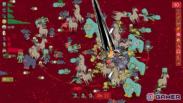 “野郎”軍団を編成してバカバカしい敵とのバトルを楽しむカオスオートバトラー「How Many Dudes?」がSteam Nextフェスに参加！の画像