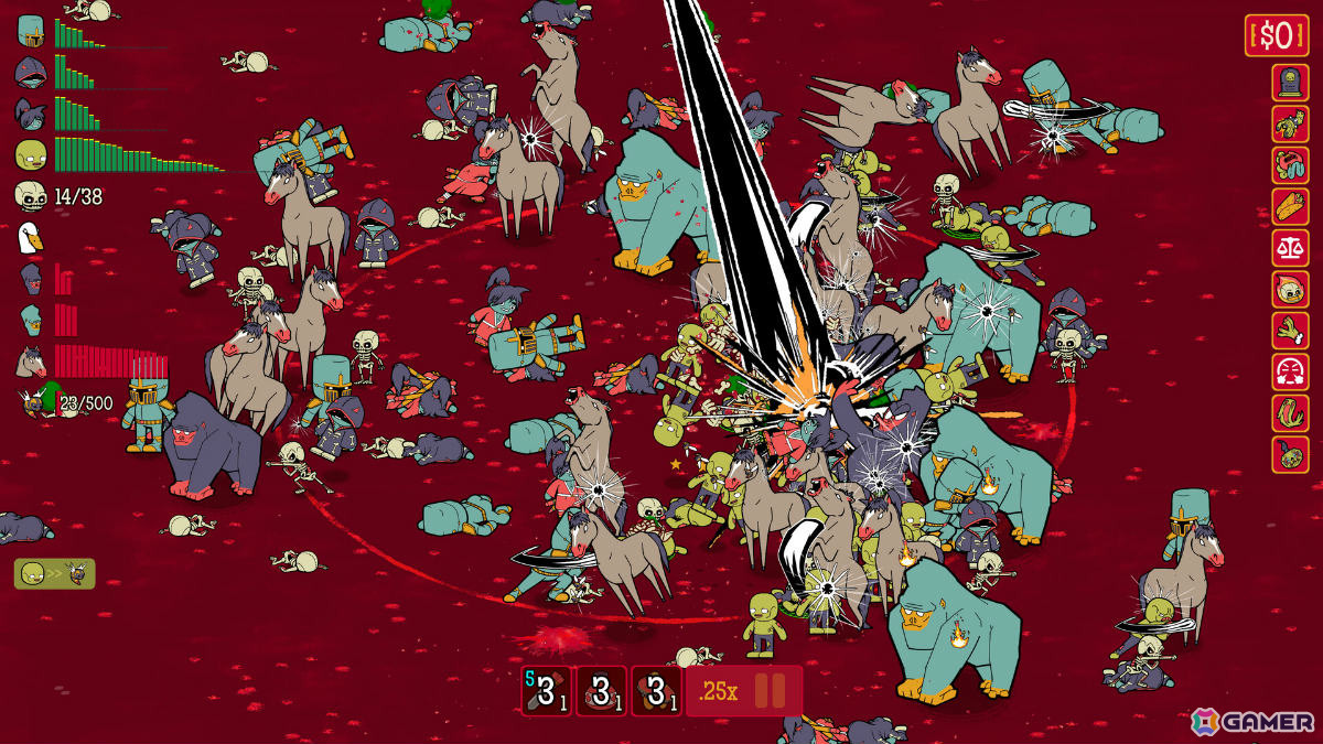 “野郎”軍団を編成してバカバカしい敵とのバトルを楽しむカオスオートバトラー「How Many Dudes?」がSteam Nextフェスに参加！の画像8