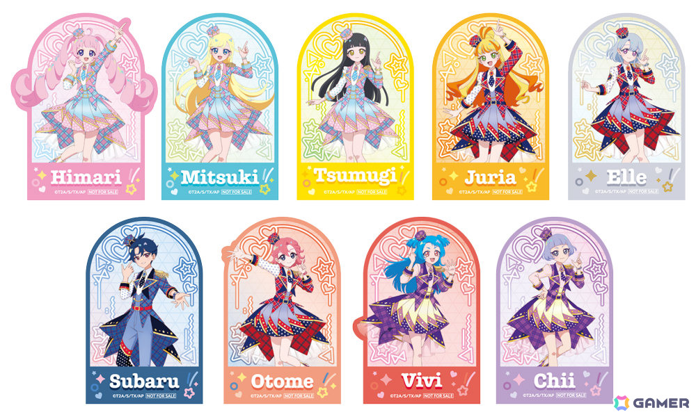 クリア特典：トレーディングキラキラステッカー（全9種） ※ランダムでのお渡しとなります。