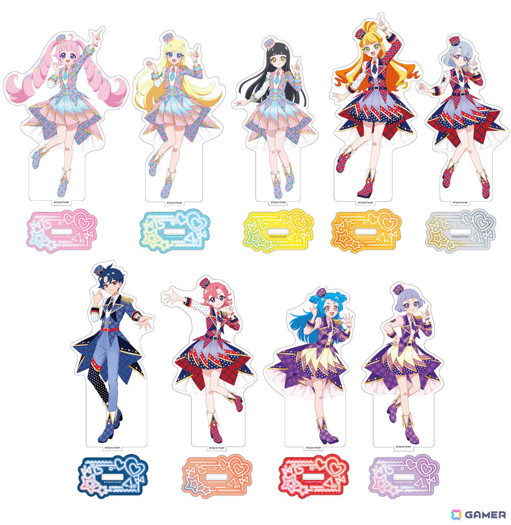 アクリルスタンド（全9種） 各1,700円（税込）