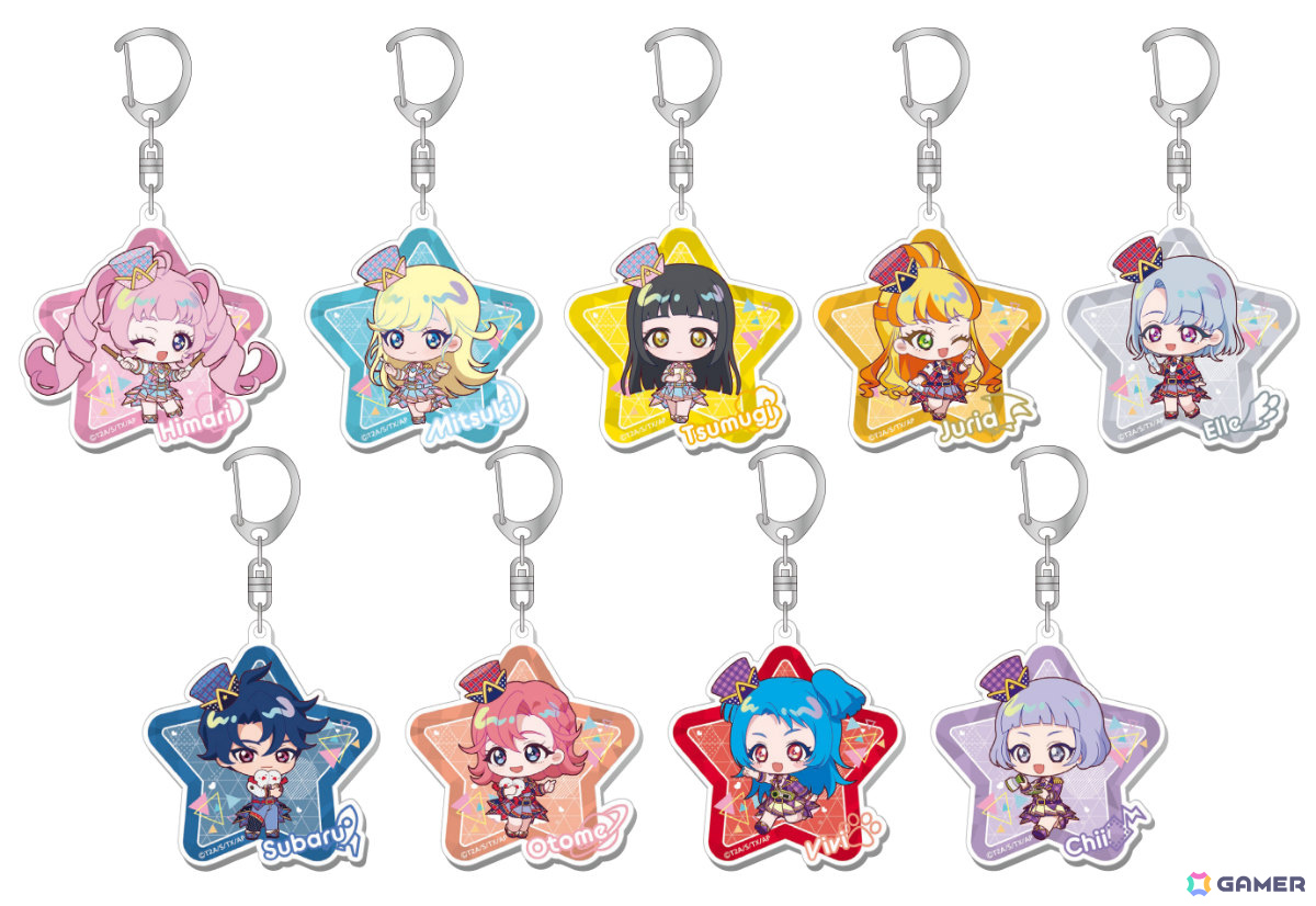 トレーディングアクリルキーホルダー（全9種） 850円（税込） ※ランダムに封入して販売となります。