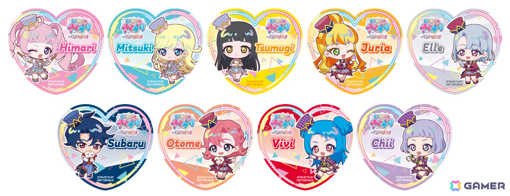 トレーディングハートコースター（全9種） ※ランダムでのお渡しとなります。