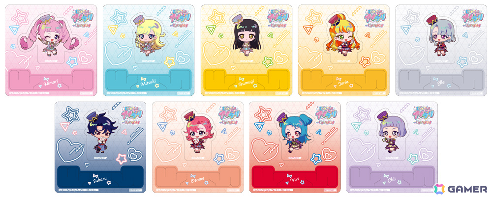 バースイン賞：トレーディングスタンド付きクリアしおり（全9種） ※ランダムでのお渡しとなります。