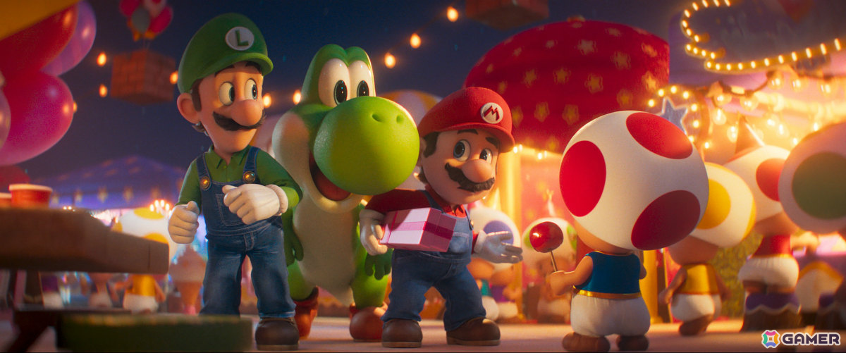 「ザ・スーパーマリオギャラクシー・ムービー」ヨッシーたちの姿を映した新着場面写真が公開!映画オリジナルジャケットなどが当たるキャンペーンも2月27日より実施の画像