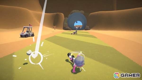 最速カップインを目指す最大8人プレイのはちゃめちゃゴルフゲーム「Super Battle Golf」がSteamで配信！ロケランやカートを駆使した妨害もの画像3