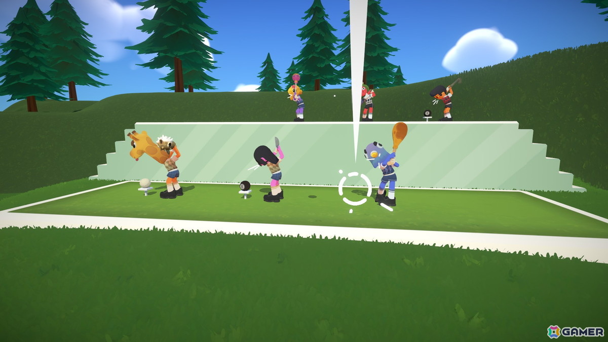 最速カップインを目指す最大8人プレイのはちゃめちゃゴルフゲーム「Super Battle Golf」がSteamで配信！ロケランやカートを駆使した妨害もの画像8