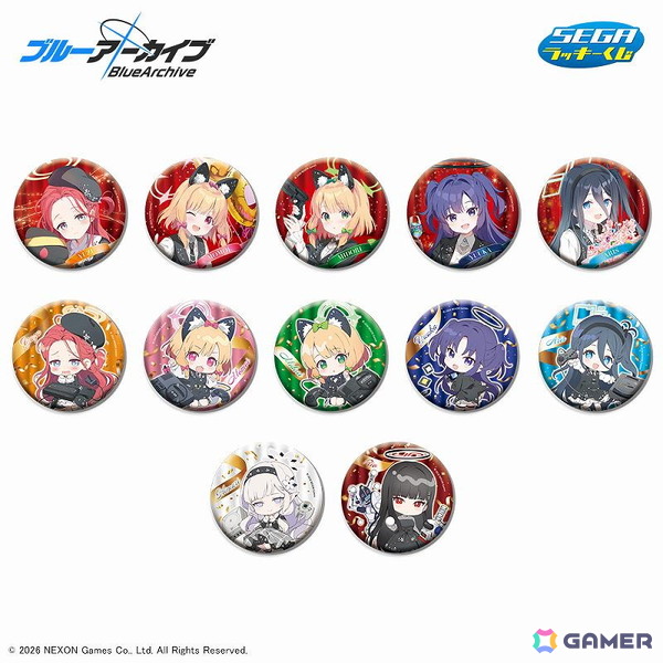 「ブルアカ」のセガ ラッキーくじが2月24日発売！QP:flapper描き下ろしの5周年記念イラストやセガハードと共演するデフォルメイラストグッズが登場の画像6