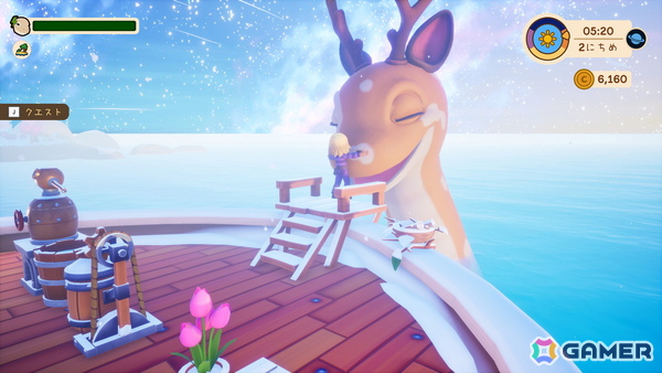 恐竜の背中に乗って旅をする農場ADV「Collector's Cove」が3月12日に発売！農作や釣り、探索などスローライフと冒険の両方が楽しめるの画像2