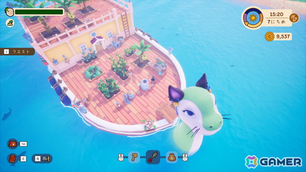 恐竜の背中に乗って旅をする農場ADV「Collector's Cove」が3月12日に発売！農作や釣り、探索などスローライフと冒険の両方が楽しめるの画像3