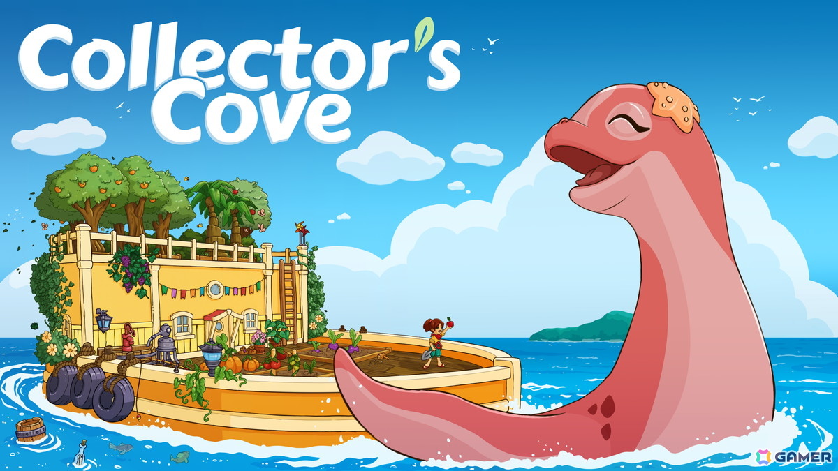 恐竜の背中に乗って旅をする農場ADV「Collector's Cove」が3月12日に発売！農作や釣り、探索などスローライフと冒険の両方が楽しめるの画像1