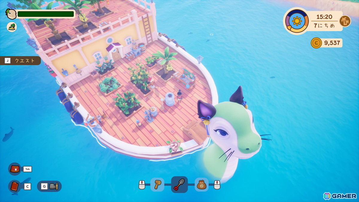 恐竜の背中に乗って旅をする農場ADV「Collector's Cove」が3月12日に発売！農作や釣り、探索などスローライフと冒険の両方が楽しめるの画像3