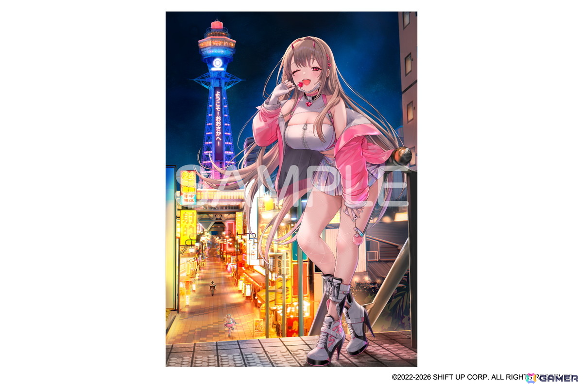 「勝利の女神：NIKKE」の「エリア防衛戦 第三弾」ラストを飾るのは通天閣を背にしたバイパーに！バニー姿のアリスやジャッカルもお出迎えの画像2
