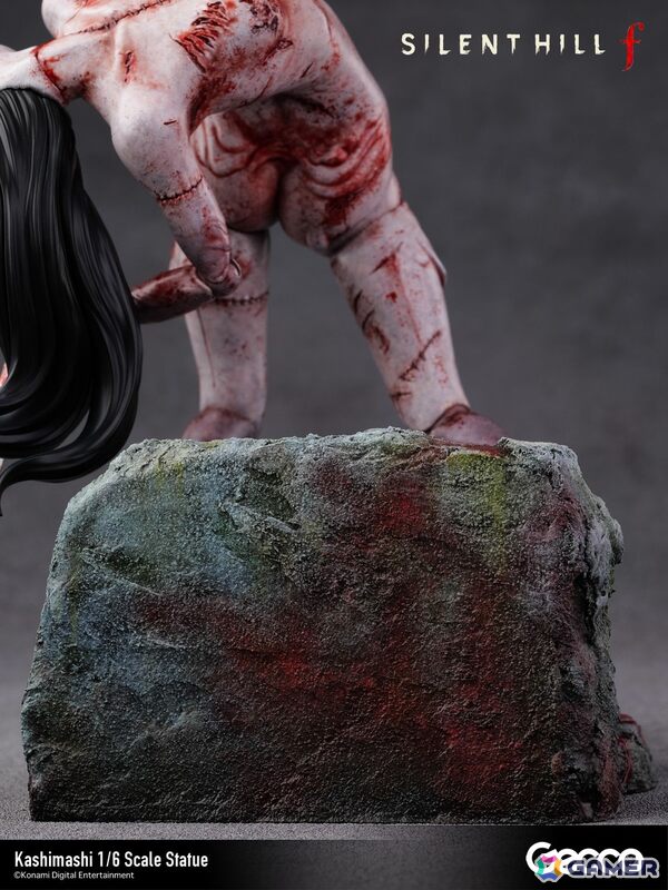 「SILENT HILL f」プレイヤーを追い詰めるバケモノ・カシマシが1/6スケールスタチューとして登場！台座も1960年代の日本の田舎町・戎が丘の路地裏をモチーフにの画像26