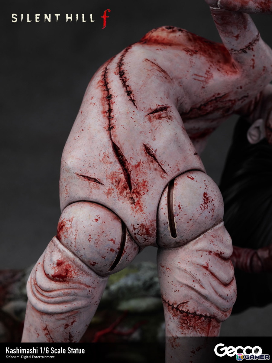 「SILENT HILL f」プレイヤーを追い詰めるバケモノ・カシマシが1/6スケールスタチューとして登場！台座も1960年代の日本の田舎町・戎が丘の路地裏をモチーフにの画像14