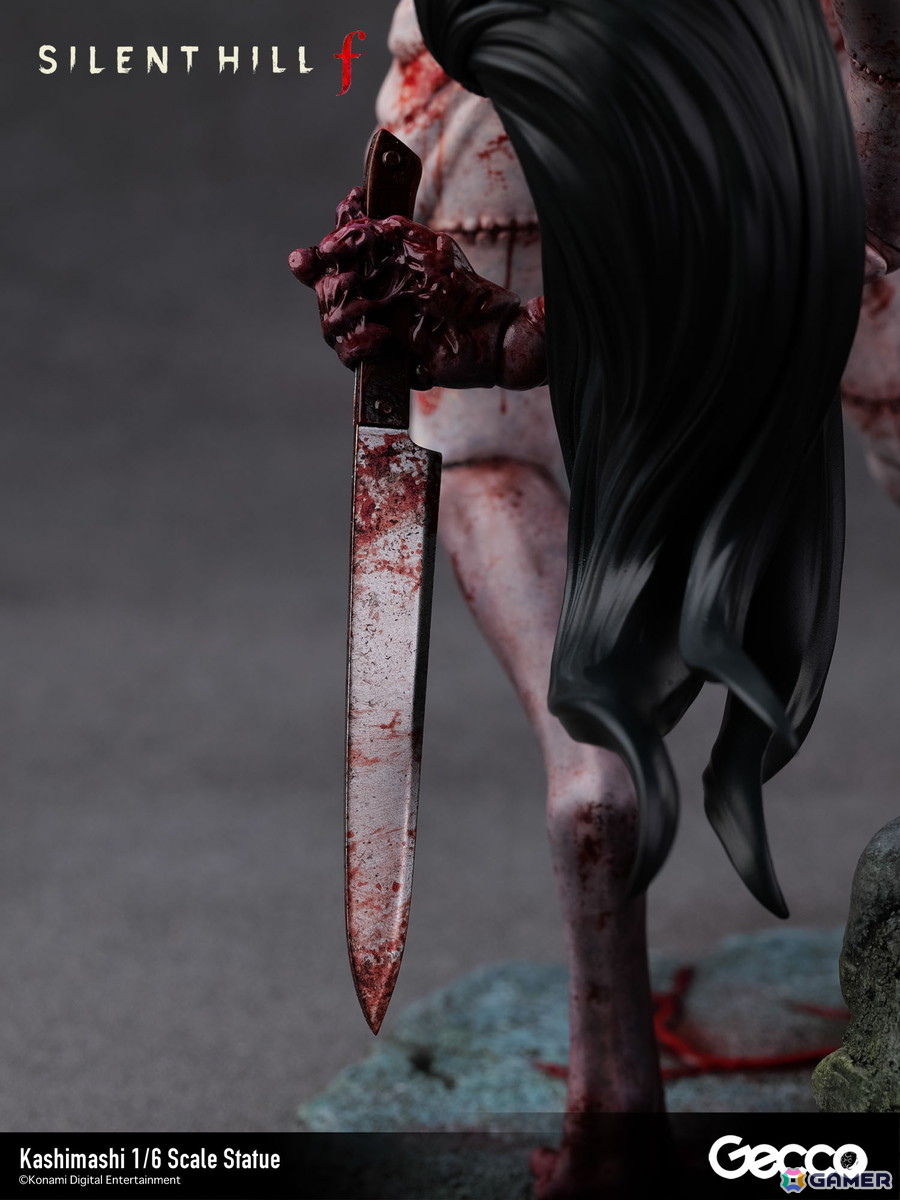「SILENT HILL f」プレイヤーを追い詰めるバケモノ・カシマシが1/6スケールスタチューとして登場！台座も1960年代の日本の田舎町・戎が丘の路地裏をモチーフにの画像21