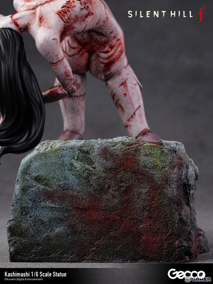 「SILENT HILL f」プレイヤーを追い詰めるバケモノ・カシマシが1/6スケールスタチューとして登場！台座も1960年代の日本の田舎町・戎が丘の路地裏をモチーフにの画像26