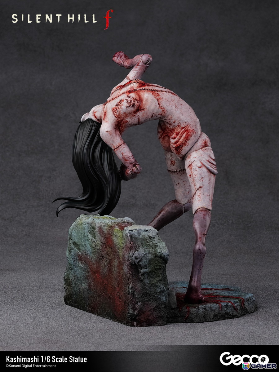 「SILENT HILL f」プレイヤーを追い詰めるバケモノ・カシマシが1/6スケールスタチューとして登場！台座も1960年代の日本の田舎町・戎が丘の路地裏をモチーフにの画像7