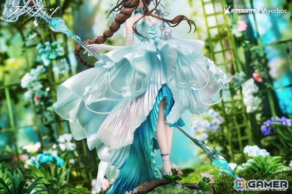 「アークナイツ」アーミヤが溜息が出るほど美しい「時巡る花園VER.」となって1/7スケールフィギュアで登場！花咲く小径でふと振り返る優雅な一瞬を立体化の画像4