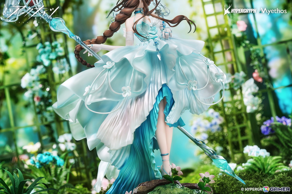 「アークナイツ」アーミヤが溜息が出るほど美しい「時巡る花園VER.」となって1/7スケールフィギュアで登場！花咲く小径でふと振り返る優雅な一瞬を立体化の画像4