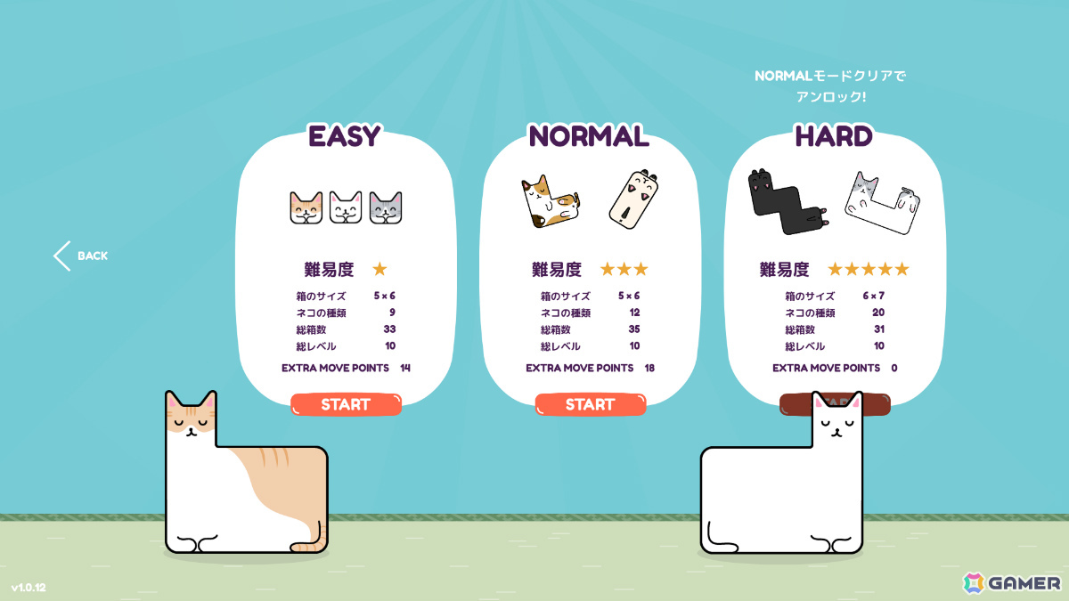 寝相の悪いネコたちを箱にぴったり収めるパズルゲーム「ネネコネコ」体験版が配信！オンラインランキングにも対応の画像5